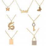Arihant Gold Plated Gold-Toned Necklace Combo Of 7