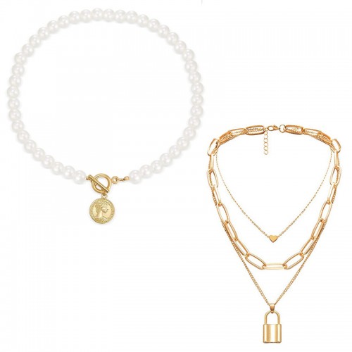 Arihant Jewellery For Women Gold-Plated Layered Ne...
