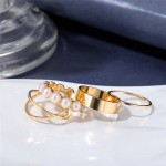 Arihant Gold Plated Stackable Rings Set of 4