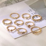 Arihant Jewellery For Women Gold Plated Rings Combo 914