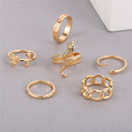 Arihant Jewellery For Women Gold Plated Rings Combo