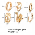 Arihant Jewellery For Women Gold Plated Rings Combo
