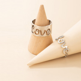 Arihant Jewellery For Women Silver Plated Rings Combo