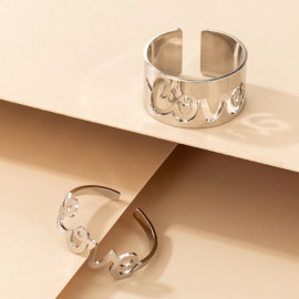 Arihant Jewellery For Women Silver Plated Rings Combo