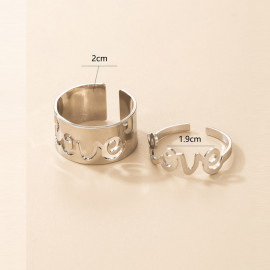 Arihant Jewellery For Women Silver Plated Rings Combo