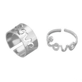 Arihant Jewellery For Women Silver Plated Rings Combo
