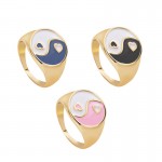 Arihant Jewellery For Women Gold Plated Multicolor Rings Set of 3