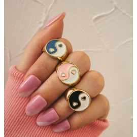 Arihant Jewellery For Women Gold Plated Multicolor Rings Set of 3