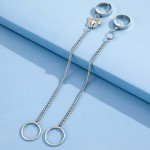 Arihant Jewellery For Women Silver Plated Silver-Toned Chain Ring Set of 2