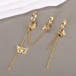 Arihant Jewellery For Women Gold Plated Gold Toned Butterfly Inspired Chain Rings Set