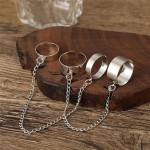 Arihant Jewellery For Women Silver-Toned Silver Plated Chain Rings Set