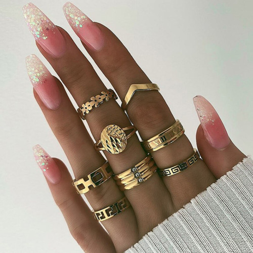 Arihant Women Contemporary Stackable Rings Set of ...