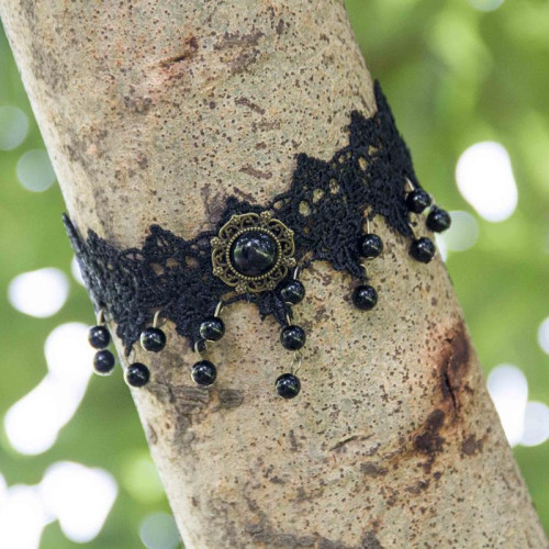 Arihant Black Pearl Copper Onyx Choker 13511