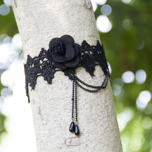 Arihant Black Copper Rose inspired Choker 13512