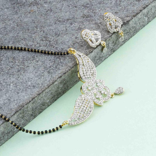 Arihant American Diamond Traditional Mangalsutra 14518