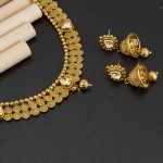 Arihant Kundan Used Coinage Collection Antique Necklace Set 12460