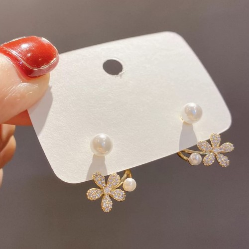 Arihant Gold Plated Korean Floral Pearl Studded St...