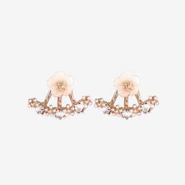 Arihant Gold Plated Gold Toned Contemporary Jacket Earrings