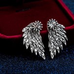 Arihant Silver Plated Wings Of Hope themed Contemporary Stud Earrings