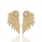 Arihant Gold Plated Wings Of Hope themed Contemporary Stud Earrings