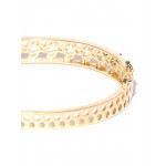 Gold Plated White stone Traditional AD Bracelet 17030