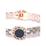 Rose Gold Plated Contemporary AD Bracelet 17104