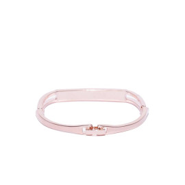 Rose Gold-Plated Handcrafted Stone-Studded Link Bracelet 17116