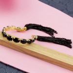 Arihant Black Handcrafted Cuff Bracelet 17136