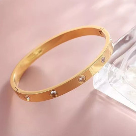 Arihant Jewellery For Women Contemporary Rose Gold Plated Love AD Bracelet