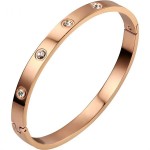 Arihant Jewellery For Women Contemporary Rose Gold Plated Love AD Bracelet