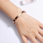 Arihant Jewellery For Women Contemporary Rose Gold Plated Love AD Bracelet