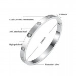 Arihant Jewellery For Women Contemporary Silver Plated Love AD Bracelet