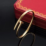 Arihant Gold Plated Stainless Steel Anti Tarnish Nail Bracelet
