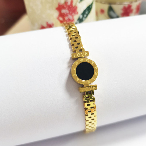 Arihant Stainless Steel Gold Plated Roman numerals...