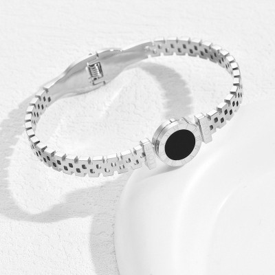 Arihant Stainless Steel Silver Plated Roman numera...