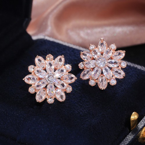 Arihant Rose Gold Plated American Diamond Studded ...