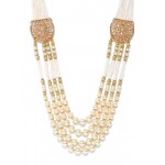 Gold Plated Traditional Pearl Necklace Set 1468