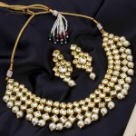 Arihant Conventional Kundan Pearl Necklace Set 1489