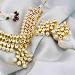 Arihant Contemporary Kundan Pearl Necklace Set 1495