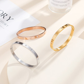 Arihant Jewellery For Women Contemporary Rose-Silver-Gold Plated Love AD Bracelet Combo