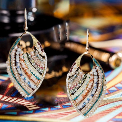Arihant Onyx Multicolour Designer Chain Drop Earrings 2266