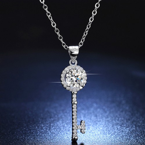 Arihant Silver Plated Crystal Studded Key Themed A...