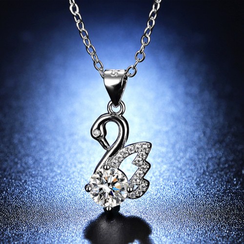 Arihant Silver Plated Crystal Studded Swan inspire...