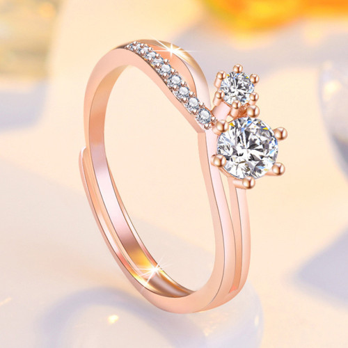 Arihant Rose Gold Plated American Diamond Studded ...