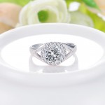 Arihant Platinum Plated American Diamond Fashion Ring 5121