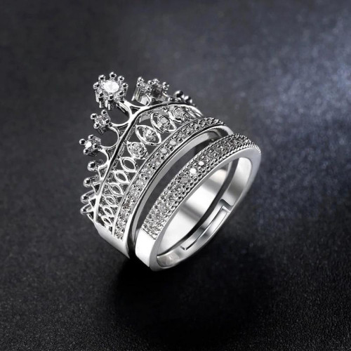 Arihant Amazing AD Crown Inspired Silver Plated Br...