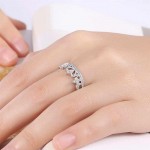 Arihant Amazing Zircon Crown Silver Plated Swanky Adjustable Ring For Women/Girls 5183