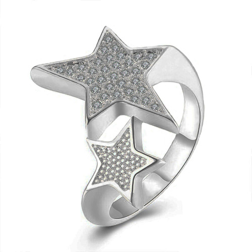 Arihant Delicate Star AD Adjustable Ring Jewellery...