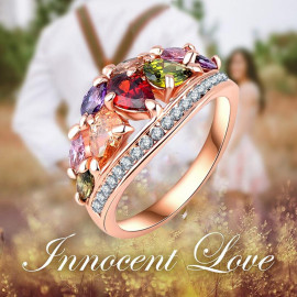 Arihant Multicolour Cubic Zirconia Fashion Ring 5533