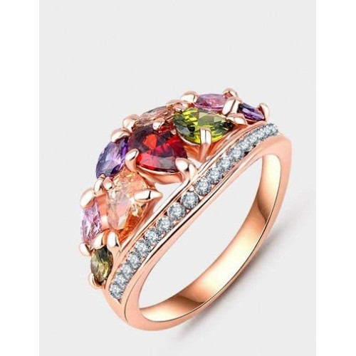 Arihant Multicolour Cubic Zirconia Fashion Ring 55...